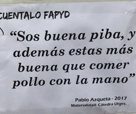 El docente Pablo Azqueta dijo desconocer las acusaciones. (Twitter)