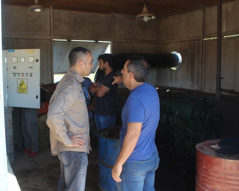 El intendente Juan Domingo Zaragoza recorrió las estaciones de bombeo