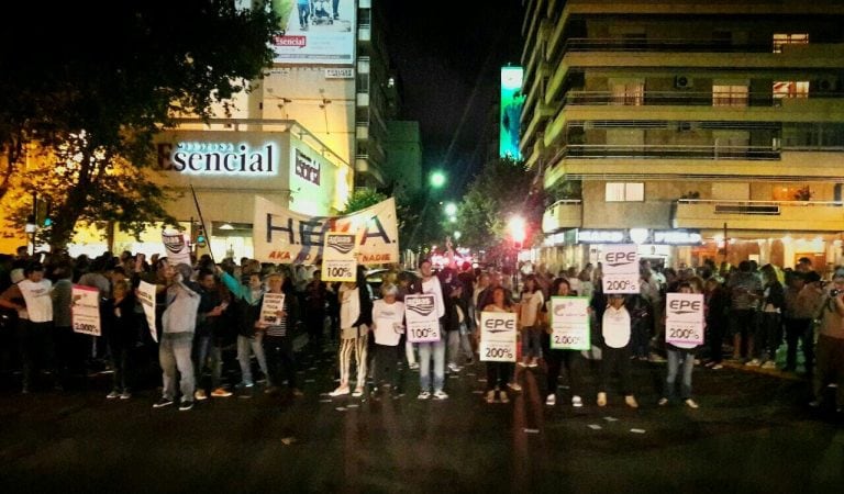 Imágenes del #Ruidazo en Rosario