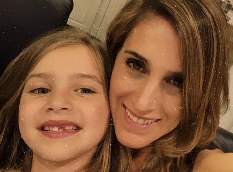 Soledad Pastorutti con su familia