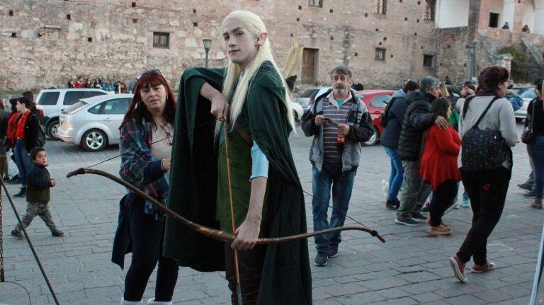 Legolas, en la séptima edición de la Feria Medieval en Alta Gracia. Créditos: Tu Legado Medieval AG.