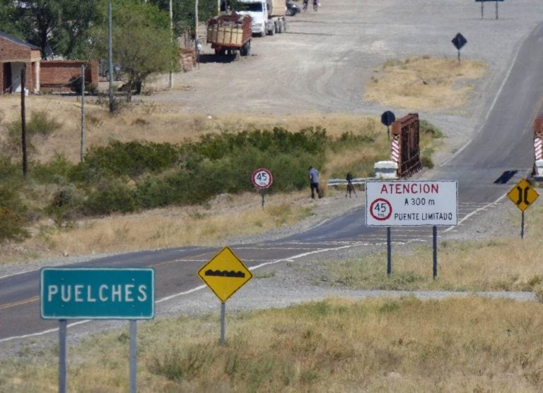 El ingreso a la localidad (Gobierno de La Pampa)