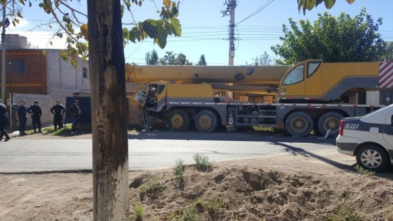 Los vehículos de gran porte están en la comisaría.