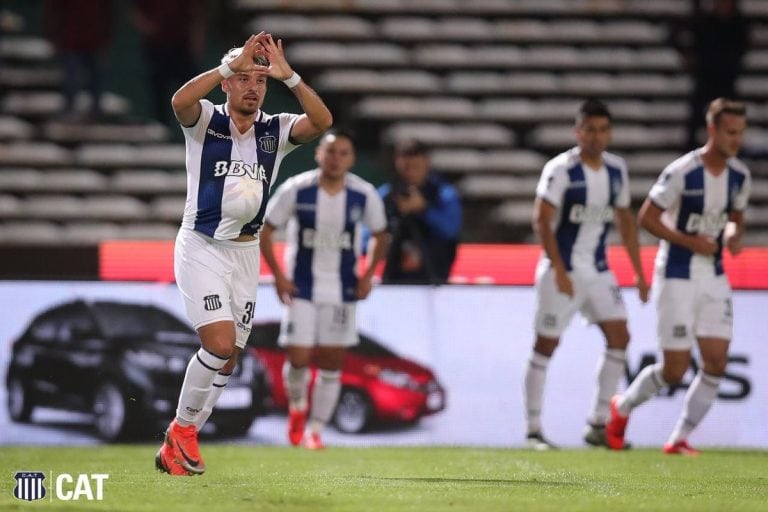 Palacios, en su época con Talleres