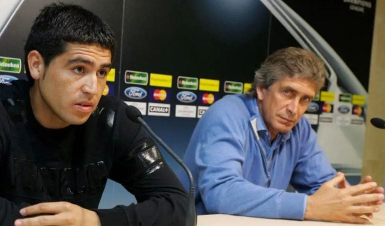 Pellegrini y Riquelme en Villarreal (Foto: web)