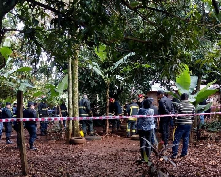 Lugar en el que encontraron enterrada a Estela Arapayú