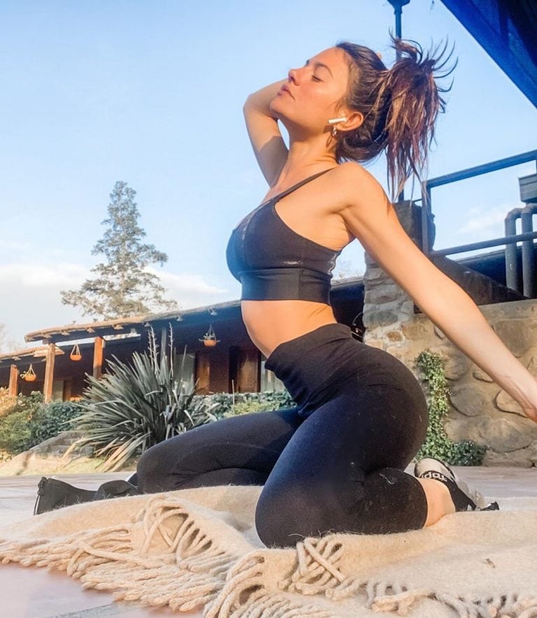 Sofía 'Jujuy' Jiménez compartió un divertido momento: "Acá, flasheando no se bien qué poses"