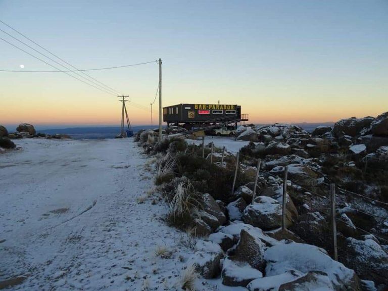 Segunda nevada del año en las Altas Cumbres