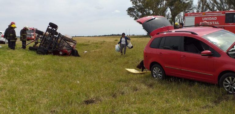 Accidente sin heridos en la Ruta 3