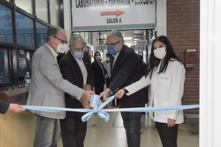 Morales encabezó el acto de puesta en funcionamiento del "Centro de Internación Covid para pacientes moderados".