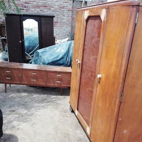 Los muebles que restauró y le entregó a la familia que perdió todo en un incendio