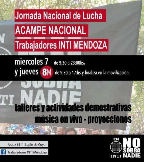 Los trabajadores del INTI reclaman la reincorporación de 258 empleados.