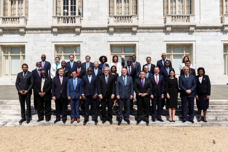 Foto oficial de la Asamblea General de la Organización de las Naciones Unidas Washington, Estados Unidos