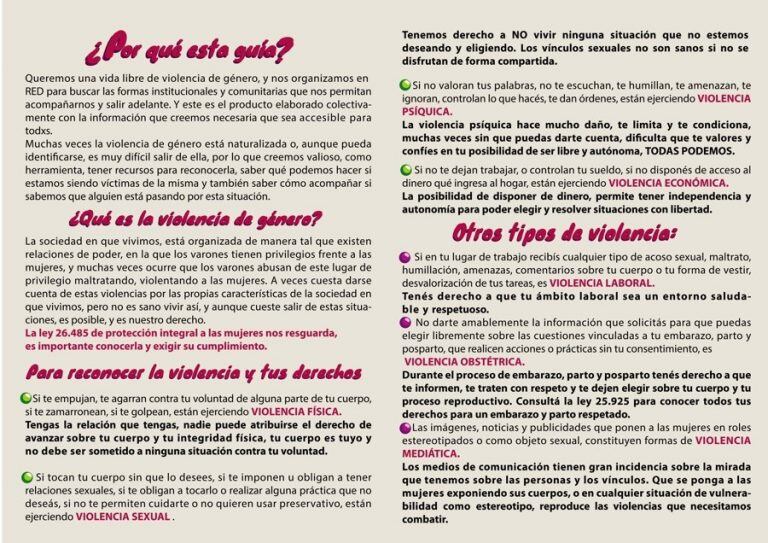 Guía de Recursos Para el Reconocimiento y Acompañamiento en Situaciones de Violencia de Género 2