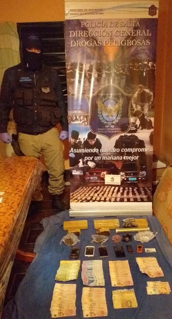 Múltiples golpes al narcotráfico durante el fin de semana en Salta. (Policía de Salta)