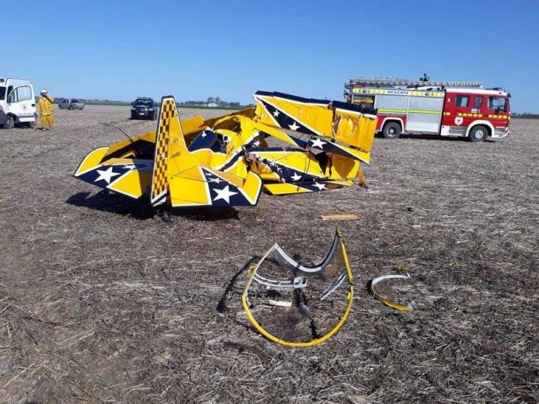 La aeronave en la que se accidentó y falleció Marcos Angelini