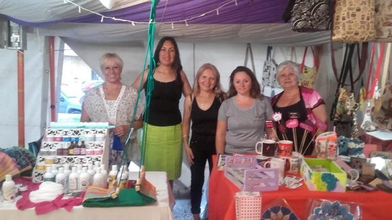 Stand en la Feria de Artesanos, el pasado 17 de febrero.