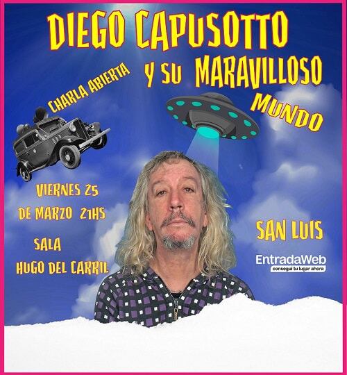 Diego Capusotto en San Luis.