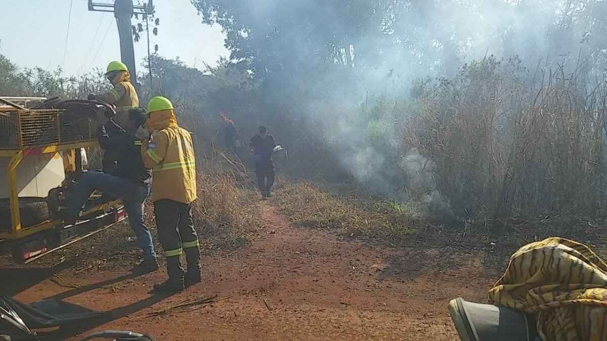 Incendio dejó en la calle a una familia de la comunidad Guapo’y.