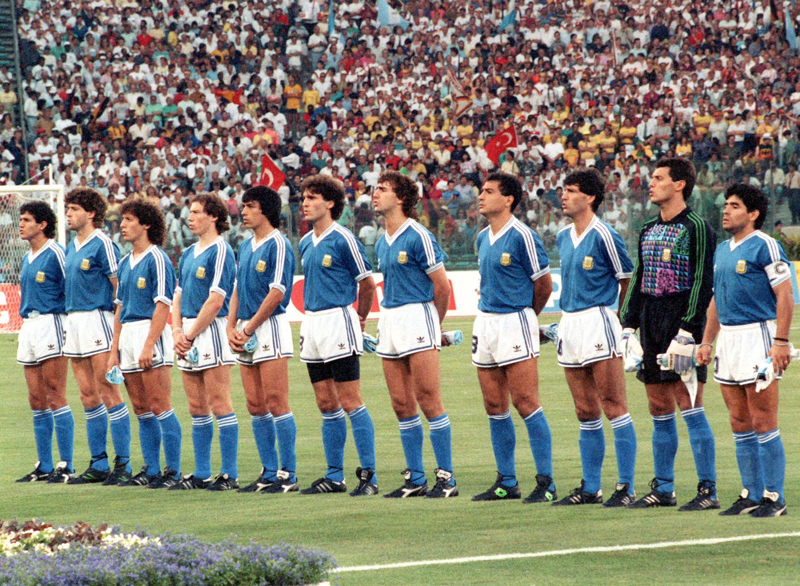 Maradona en el mundial 1990