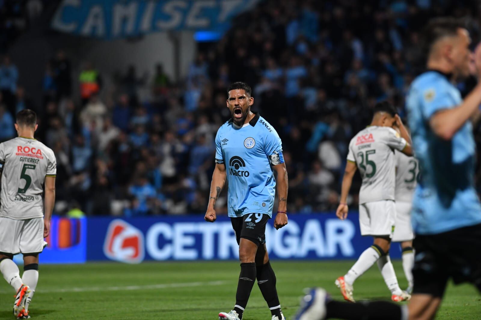 Franco Jara y su visión del momento de Belgrano. (Facundo Luque / La Voz).