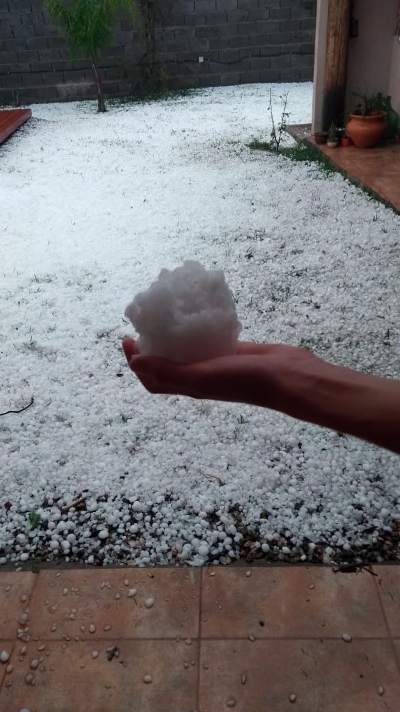 Granizo en El Tío