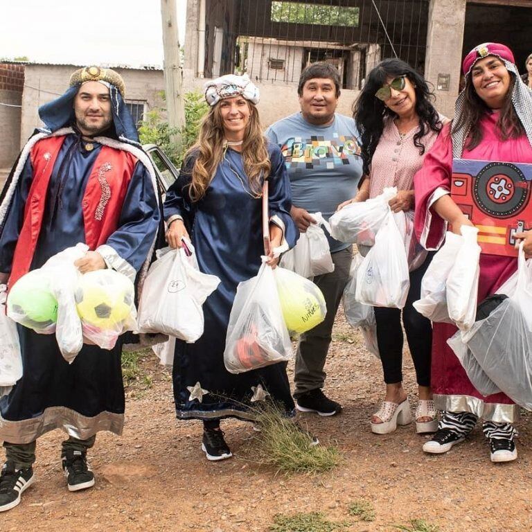 Los Reyes Magos visitaron merenderos de Salta (Facebook Secretaría de Deportes de Salta)