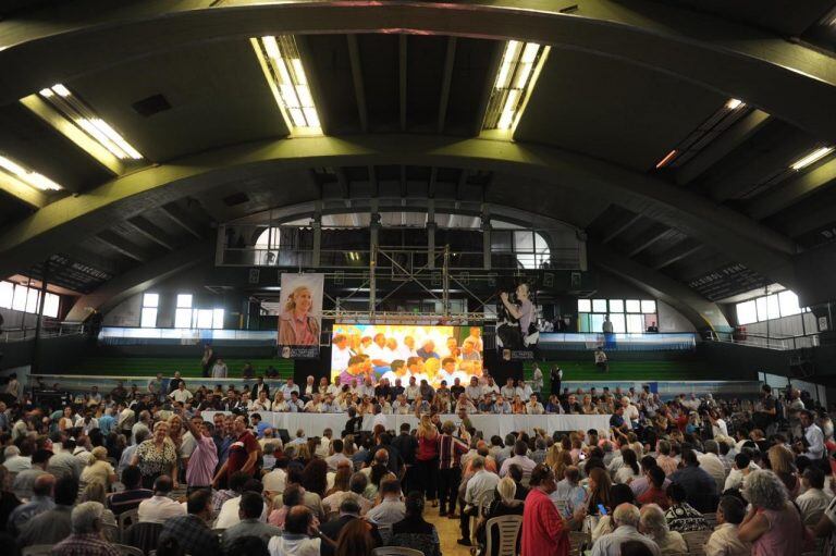 Congreso del PJ en Caballito. (Federico López Claro)