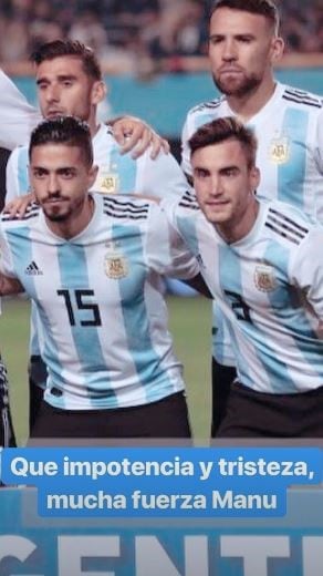 Nicolás Tagliafico, dolido por la lesión de Manu Lanzini.