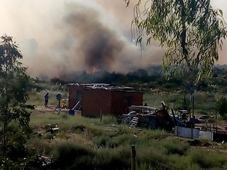 Incendio en Pehuen Co