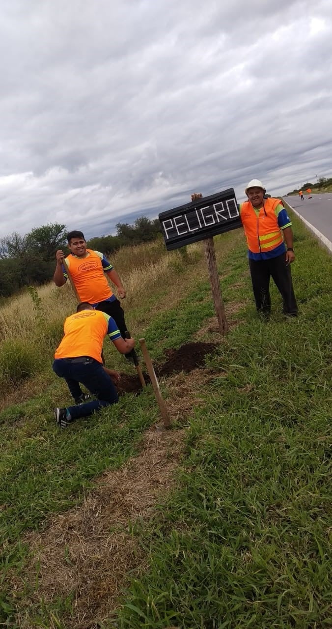 Estado de la Ruta 60 (Gentileza Vir Cagliero)