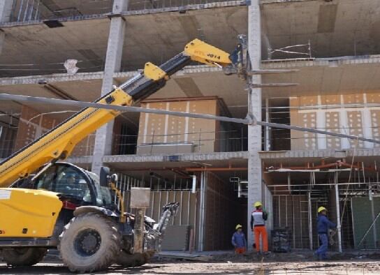 Continúan las obras del Hospital Central de San Luis