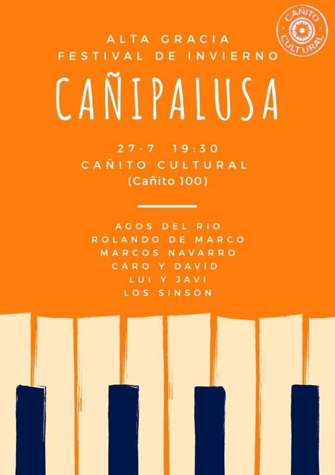 Llega a Alta Gracia el Festival Cañipalusa (Facebook Cañito Cultural - Alta Gracia).