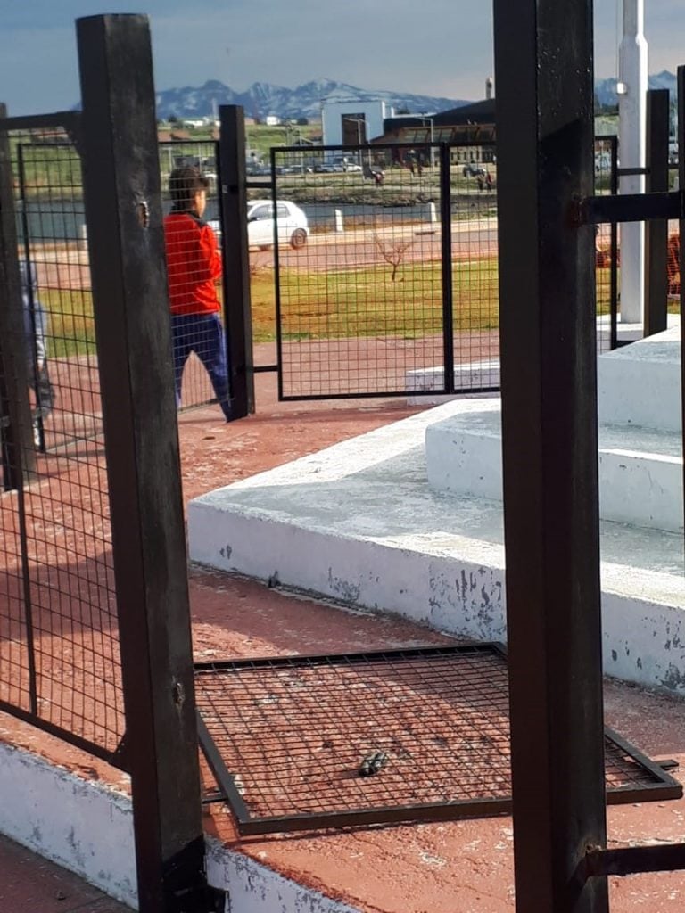 La municipalidad está trabajando hace meses en plaza San Martín.