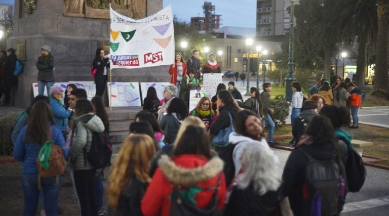 Se concentraron en la Plaza San Martín (Vía Santa Rosa)