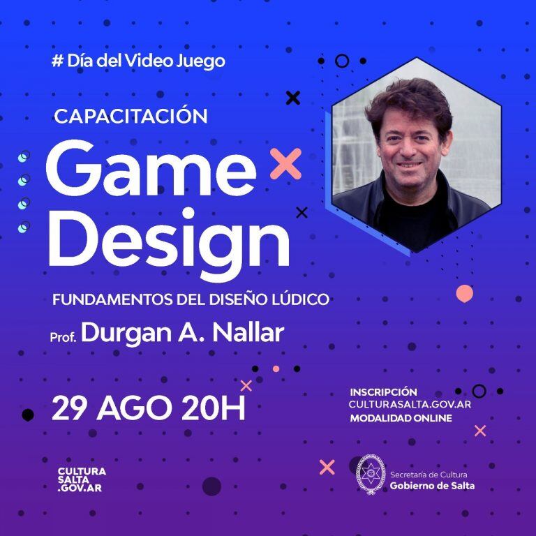 No te pierdas una capacitación gratuita en Game Design este fin de semana (Cultura Salta)