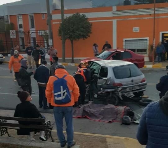 Accidente vial en Santa maría de Punilla