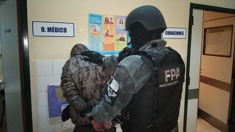 Sujeto detenido en Cosquín