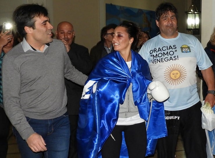 La Campeona Mundial fue recibida en el Palacio Municipal por el Intendente Dr. Facundo López