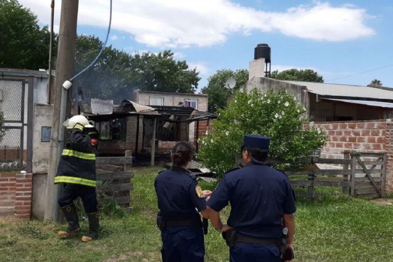 Incendio en Gualeguaychu
Crédito: R2820