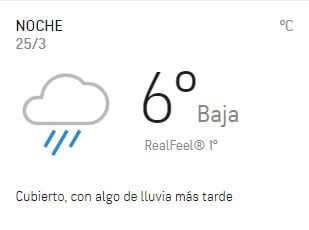 El tiempo en Ushuaia