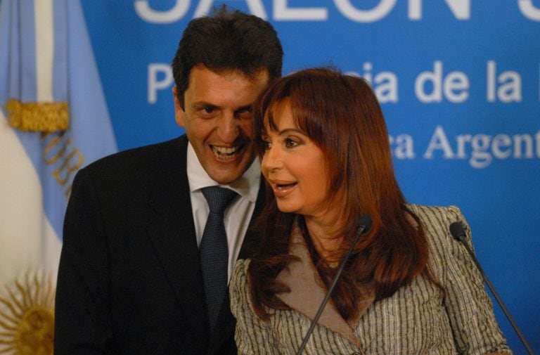 Sergio Massa y Cristina Fernández de Kirchner (DYN)