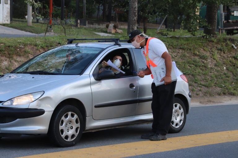 Se intensifican los controles vehiculares durante la cuarentena