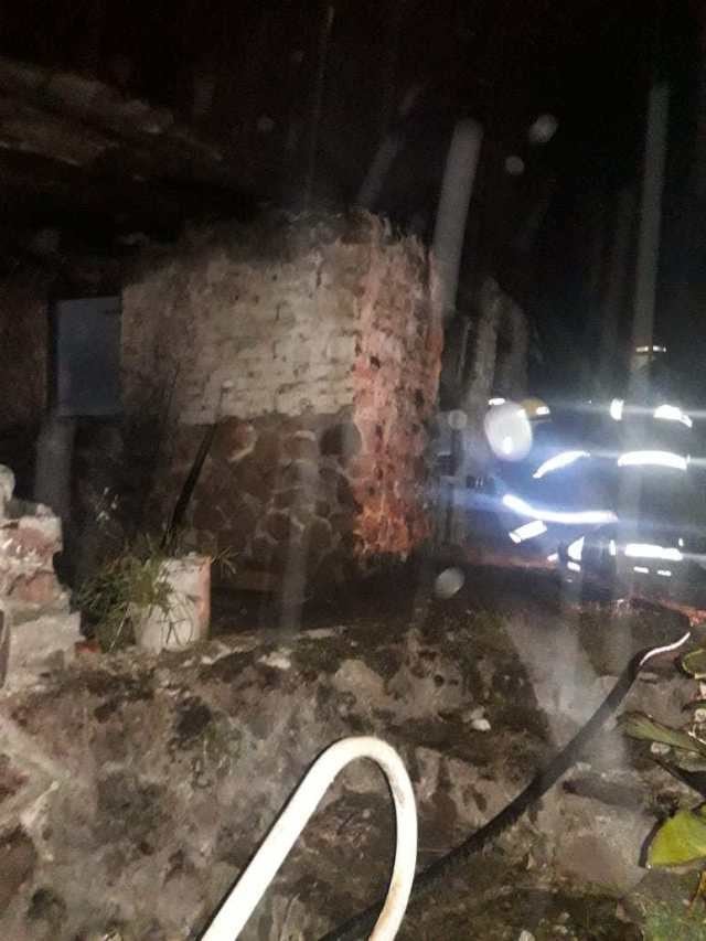 Incendió en una vivienda de Villa Allende (Fotos: Diario Sierras)