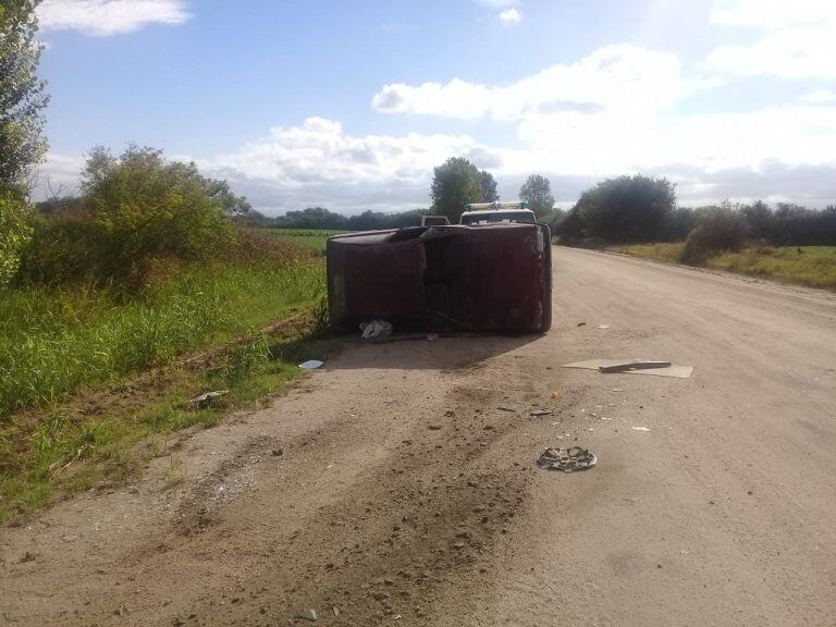 El automóvil era conducido por un joven de 14 años