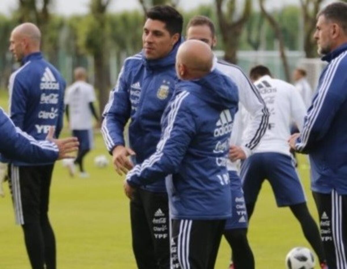 Enzo Pérez: "Estoy contento por jugar mi segunda Copa del Mundo"