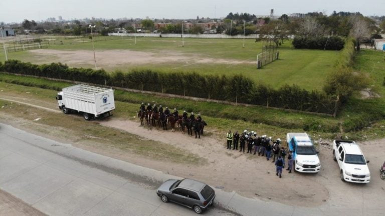 Intenso operativo policial en Zona Sur de Resistencia y en el barrio La Rubita. (Diario Norte).