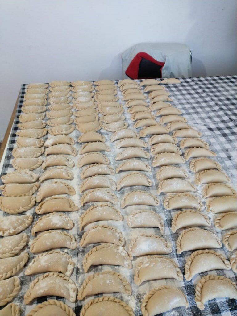 Parte de los fondos para las tareas surgió de la venta de empanadas realizada el 1º de mayo