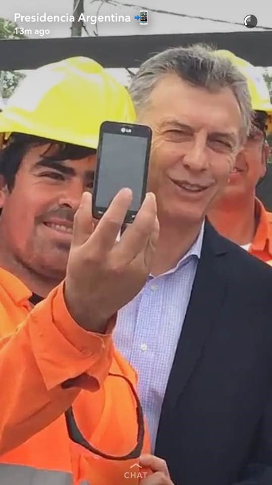 Mauricio Macri recorre obras del Metrobus La Matanza