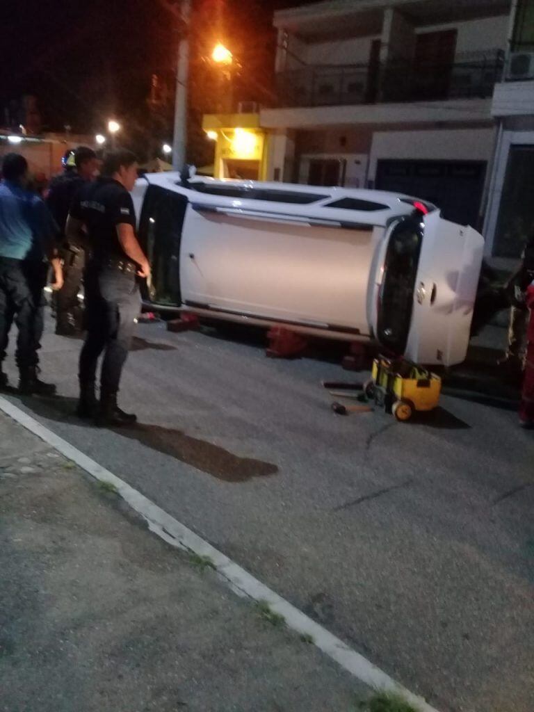 Accidente en Av. Carlos Saul Menem